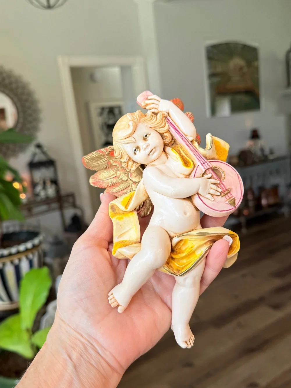 1984 Fontanini Simonelli Depose Italy Cherub Wall Plaques Set of 3 - Picture 13 of 17